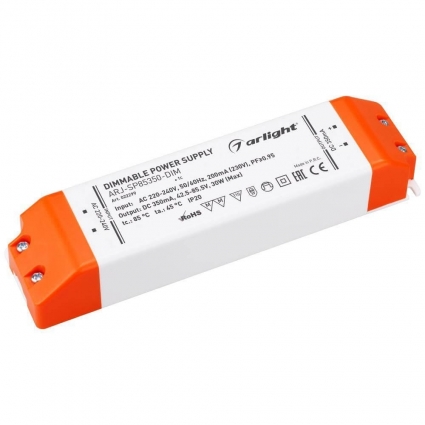 Драйвер Arlight ARJ-SP85350-DIM 42,5-85,5V 30W IP20 0,35A 022299, цвет белый