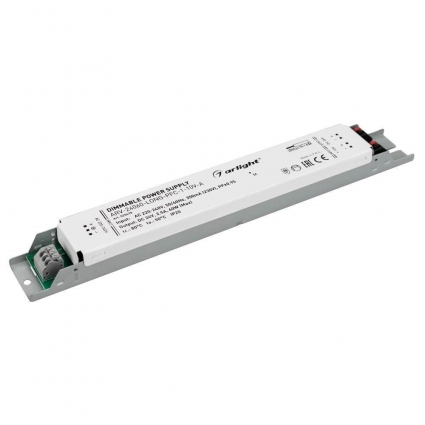 Блок питания Arlight ARV-24060-Long-PFC-1-10V-A 24V 60W IP20 2,5A 025478, цвет серый