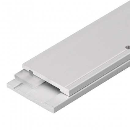 Профиль с рассеивателем Arlight ARH-NANOLINE-5-2000 ANOD 023911, цвет серый