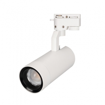 Трековый светодиодный светильник Arlight LGD-Gelios-2TR-R80-30W Day4000 031240 в современном стиле, цвет белый