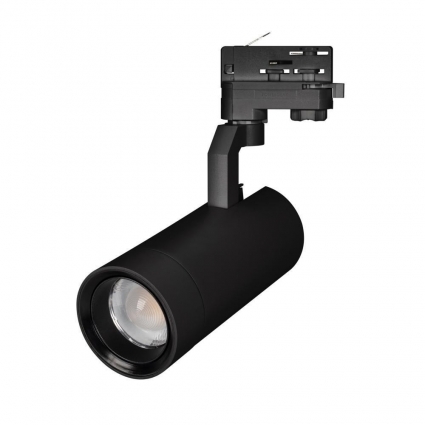 Трековый светодиодный светильник Arlight LGD-Gelios-4TR-R80-30W Warm3000 031225 в современном стиле, цвет черный