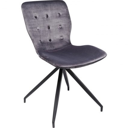 Стул KARE DESIGN Butterfly серого цвета 56x47x85 см,  стиль скандинавский