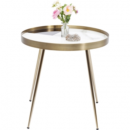Столик приставной KARE DESIGN Hipster со стальным каркасом  50x50x55 см,  стиль современный