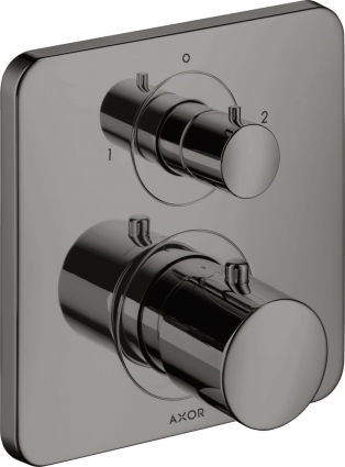 Термостат Axor Citterio M 34725330 для ванны с душем, полированный черный хром, термостат