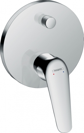 Смеситель Hansgrohe Novus 71045000 для ванны с душем, однорычажный, хром