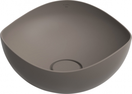 Раковина Roca Ruy Ohtake D375 327A15660 кофейная овальная, цвет коричневый