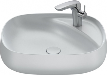 Раковина Roca Beyond 3270B8630 pearl прямоугольная, цвет серый