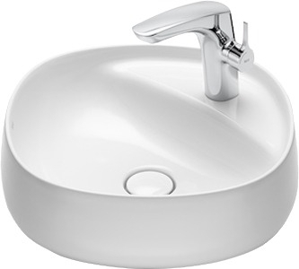 Раковина Roca Beyond 3270B9000 белая круглая, цвет белый