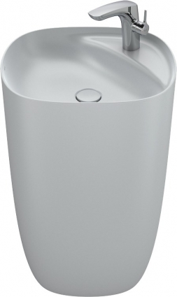 Раковина Roca Beyond 3270B0630 жемчужный квадратная, цвет серый