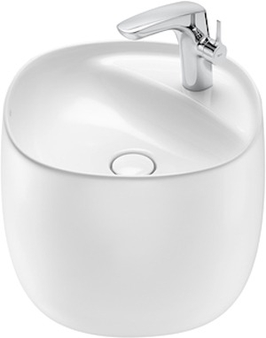 Раковина Roca Beyond 3270B1000 белая квадратная, цвет белый