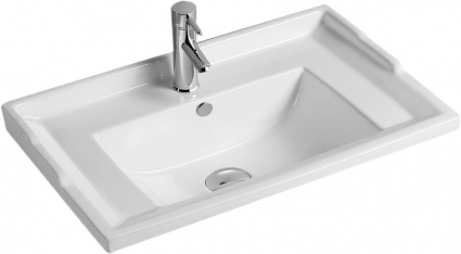 Раковина SantiLine SL-2112 90 прямоугольная, цвет белый