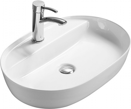 Раковина SantiLine SL-1082 овальная, цвет белый
