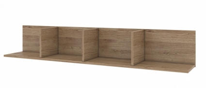 Полка Compass Мари бежевого цвета 150x25x25 см,  стиль скандинавский
