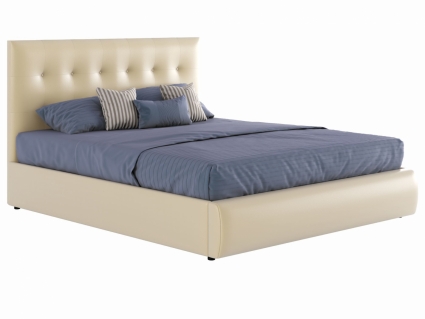 Кровать MYROOM Family Селеста 140х200 с подъемным механизмом бежевого цвета, с изголовьем, с ящиком для хранения