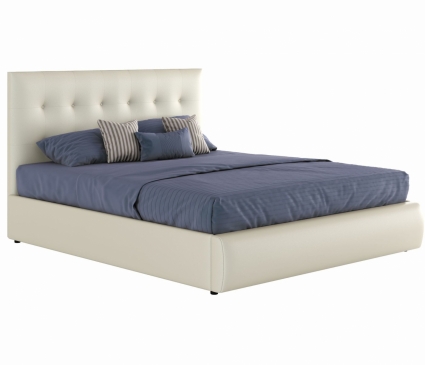 Кровать MYROOM Family Селеста 140х200 белого цвета с изголовьем, без ящиков