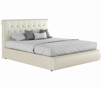 Кровать MYROOM Family Амели 160х200 белого цвета с изголовьем, без ящиков