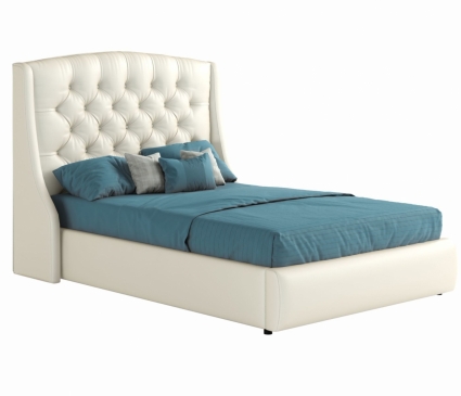 Кровать MYROOM Family Стефани 140х200 белого цвета с изголовьем, без ящиков