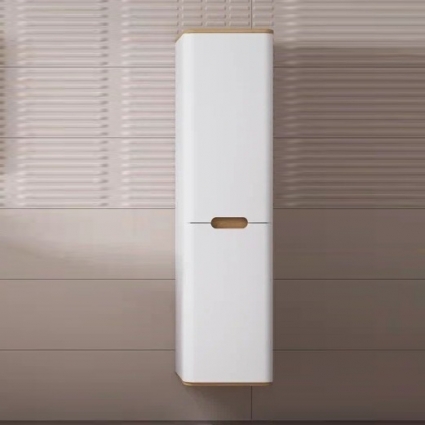 Шкаф-пенал VitrA Sento 40 R, с бельевой корзиной, белый матовый, подвесной, с дверками