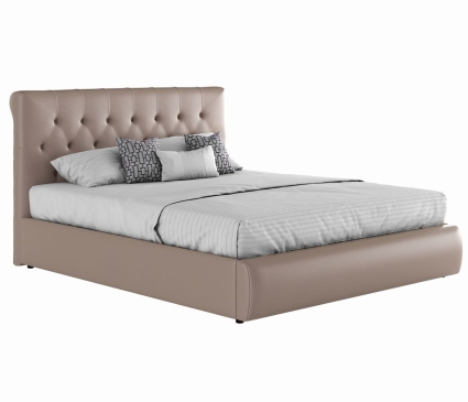 Кровать MYROOM Family Амели 180х200 с подъемным механизмом цвета капучино, с изголовьем, с ящиком для хранения