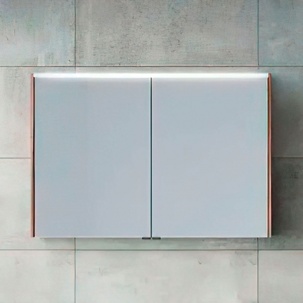 Зеркало-шкаф VitrA Metropole 100 сливовое дерево с доводчиками