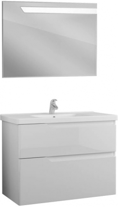 Мебель для ванной Owl 1975 Hella stor, подвесная, 100, с ящиками, глянцевая