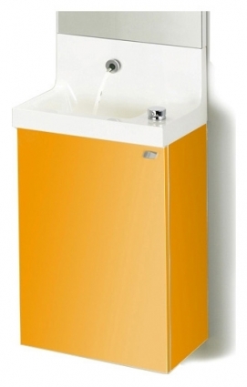Тумба для комплекта Jacob Delafon Pop Laminar 40 тыква L левая, с дверками