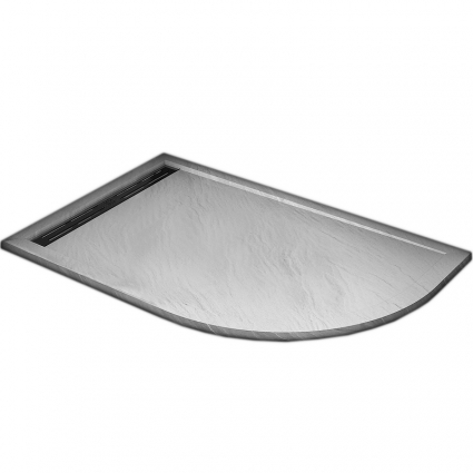 Поддон для душа из искусственного камня WeltWasser WW TRR 12080 STONE-WT L 120x80 белый прямоугольный-асимметричный, левый