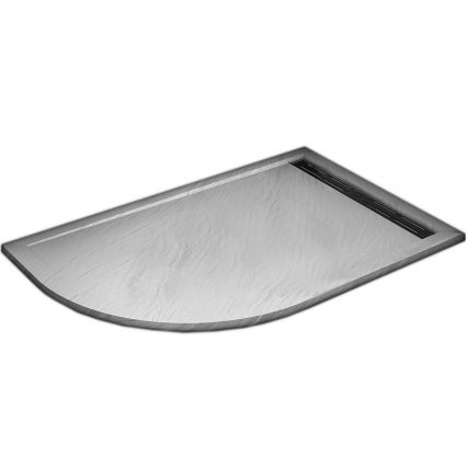 Поддон для душа из искусственного камня WeltWasser WW TRR 12080 STONE-WT R 120x80 белый прямоугольный-асимметричный, правый