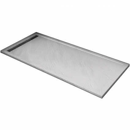Поддон для душа из искусственного камня WeltWasser WW TRS 10080 STONE-WT 100x80 белый прямоугольный,  в современном стиле