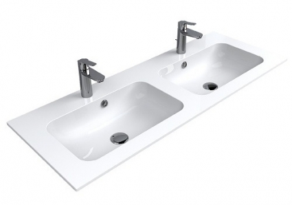 Раковина CeramaLux 121 YJ809-120 Белая прямоугольная, цвет белый
