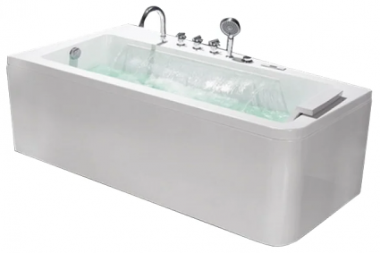 Гидромассажная ванна WeltWasser WW HB Fleesen 170x95 WT L прямоугольная, пристенная