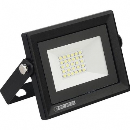 Прожектор светодиодный Horoz 20W 6400K 068-008-0020 в современном стиле, цвет черный