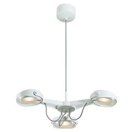 Подвесная светодиодная люстра Italline SLD 075P3 white в стиле Хай-тек, цвет белый