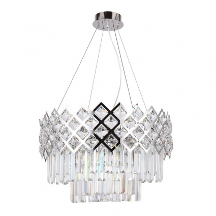 Подвесная люстра Arte Lamp Wezen A1006SP-10CC в стиле модерн, цвет хром