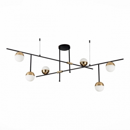 Подвесная люстра ST Luce Albero SL1507.422.06 цвет золотой, мощность 30 Вт
