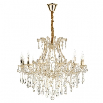 Подвесная люстра Lumien Hall BRIANNA LH0009/12P-SGD в классическом стиле, цвет золотой