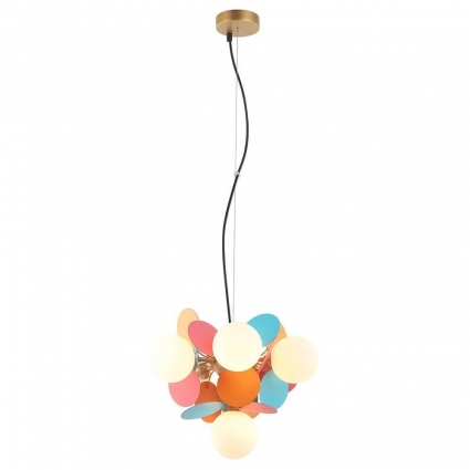 Подвесная люстра Lumien Hall Ilmari LH4136/6P-GD-MIX цвет разноцветный, мощность 150 Вт