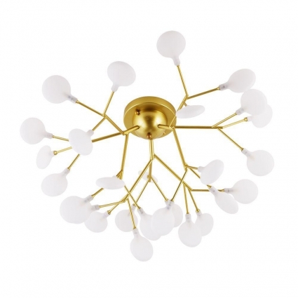 Потолочная люстра Arte Lamp Candy A7274PL-27GO в современном стиле, цвет белый