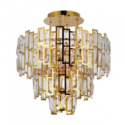 Потолочная люстра Arte Lamp Mintaka A1005PL-8GO в стиле модерн, цвет золотой