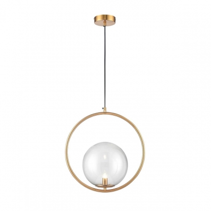 Подвесной светильник Vele Luce Bianco VL5714P11 в современном стиле, цвет золотой