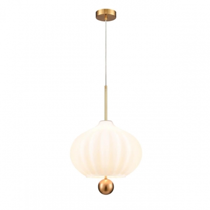 Подвесной светильник Vele Luce Bianco VL5714P41 в современном стиле, цвет золотой