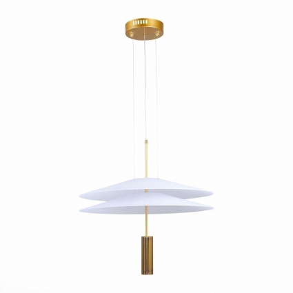 Подвесной светодиодный светильник ST Luce Isola SL6101.203.01 в стиле Хай-тек, цвет белый