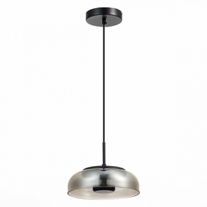 Подвесной светодиодный светильник ST Luce Lazio SL6002.403.01 в современном стиле, цвет дымчатый