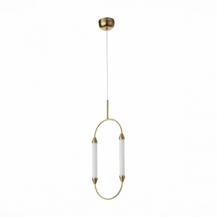 Подвесной светодиодный светильник ST Luce Olbia SL6004.303.02 в стиле модерн, цвет латунь