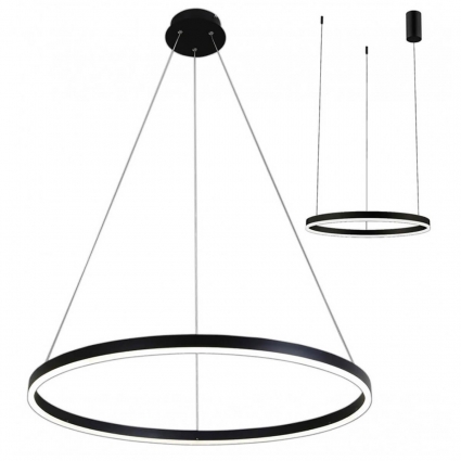 Подвесной светодиодный светильник Kink Light Тop 08213,19(3000K), в стиле Хай-тек, цвет черный