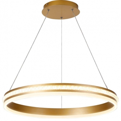 Подвесной светодиодный светильник Feron Levitation Shinning ring AL5888 41698 в стиле модерн, цвет золотой