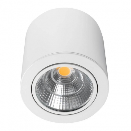Потолочный светодиодный светильник Arlight SP-Focus-R140-30W Warm White 021066 в современном стиле, цвет белый