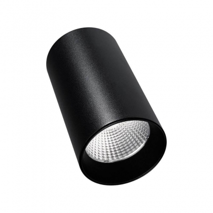 Потолочный светодиодный светильник Arlight SP-Polo-R85-1-15W Day White 40deg 022950 в современном стиле, цвет черный