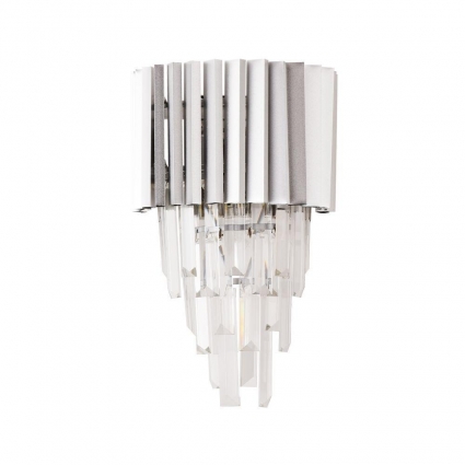 Настенный светильник Arte Lamp Muscida A1004AP-2SI в стиле модерн, цвет серебро