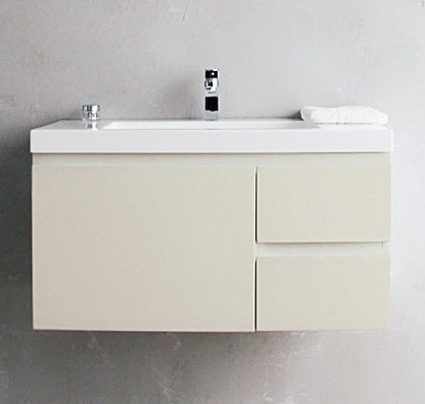 Тумба для комплекта BelBagno Luce 80 tortora lucido с ящиками, подвесная
